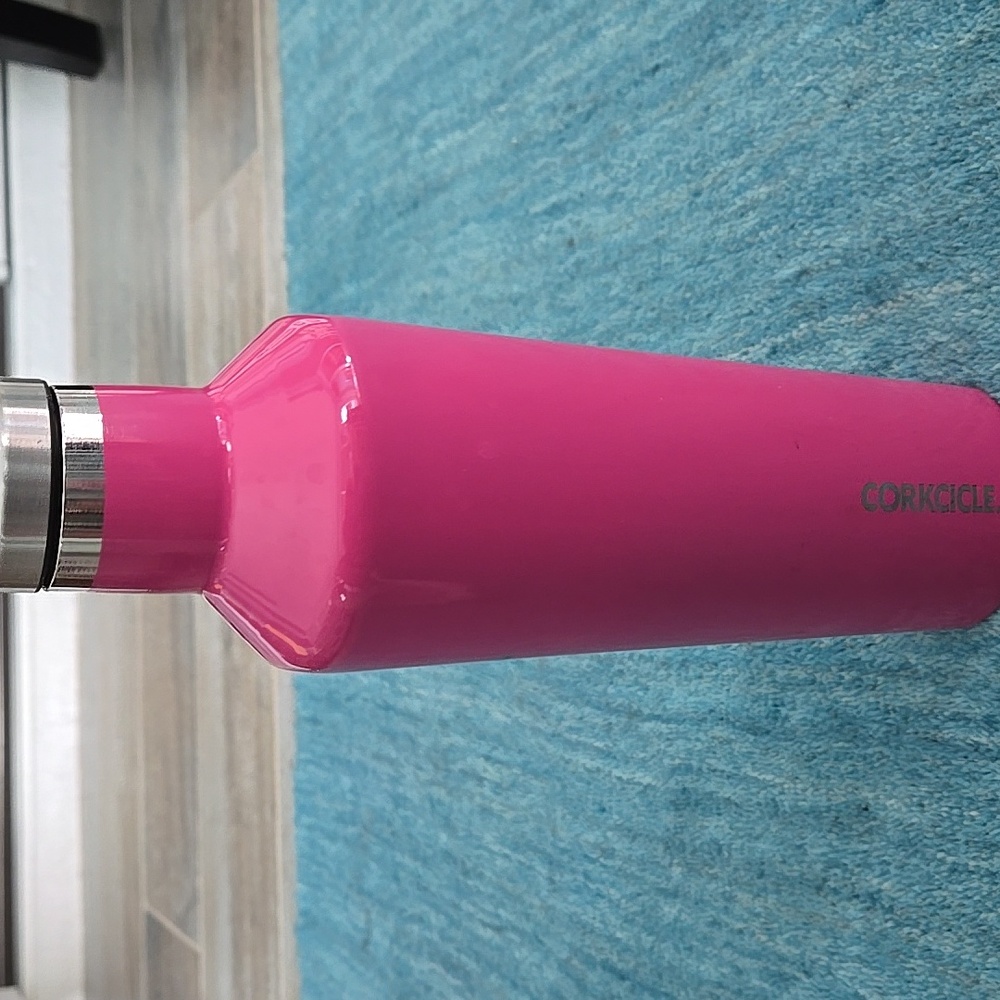 Corkcicle Stainless Steel Insulated Thermos, Hot Pink, 25 oz.